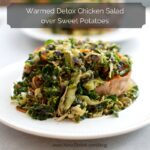 Warm Chicken Salad over Sweet Potatoes thumbnail